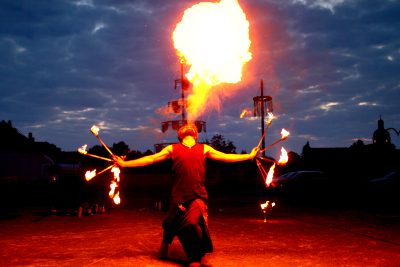 Hochzeit Feuershow