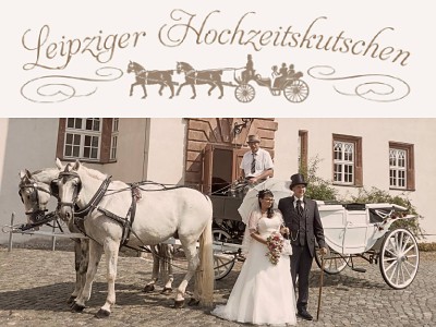 Pferdekutschen Vermietung für Hochzeit und Trauung in Leipzig