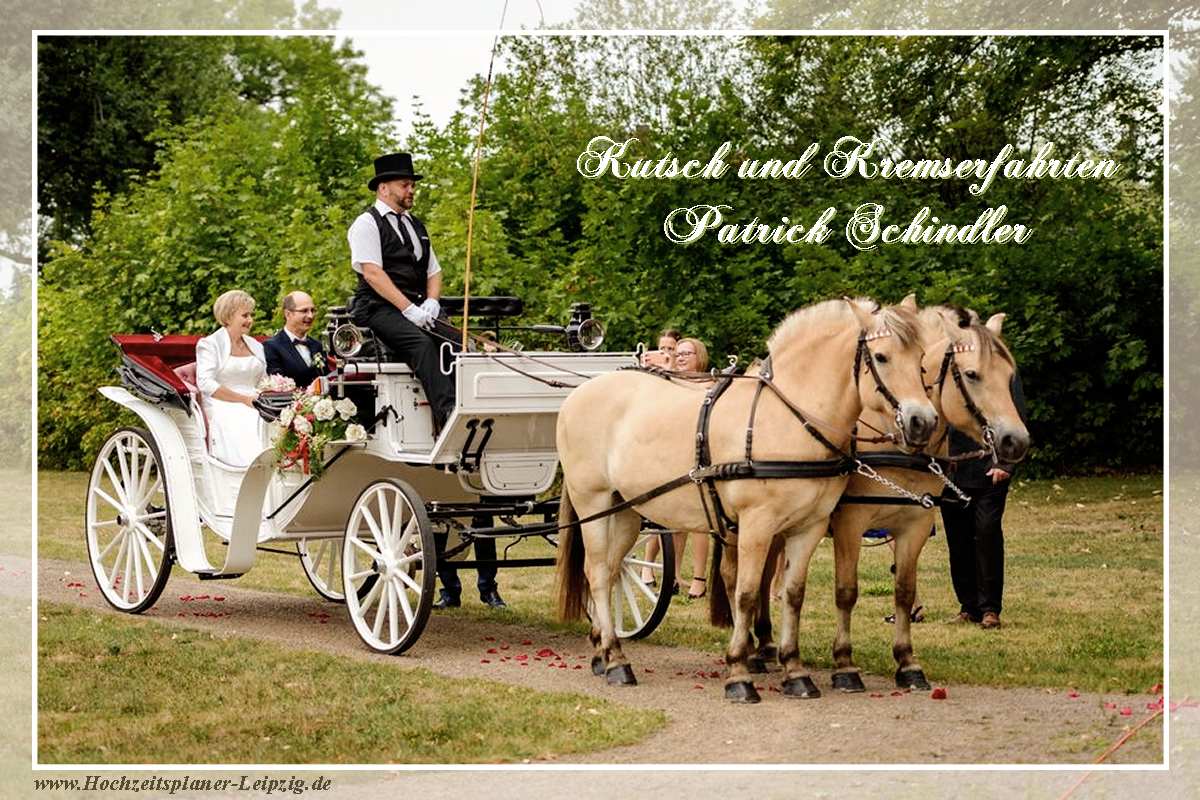 Schindler Kutschfahrten zur Hochzeit in Berlin, Cottbus und Dresden