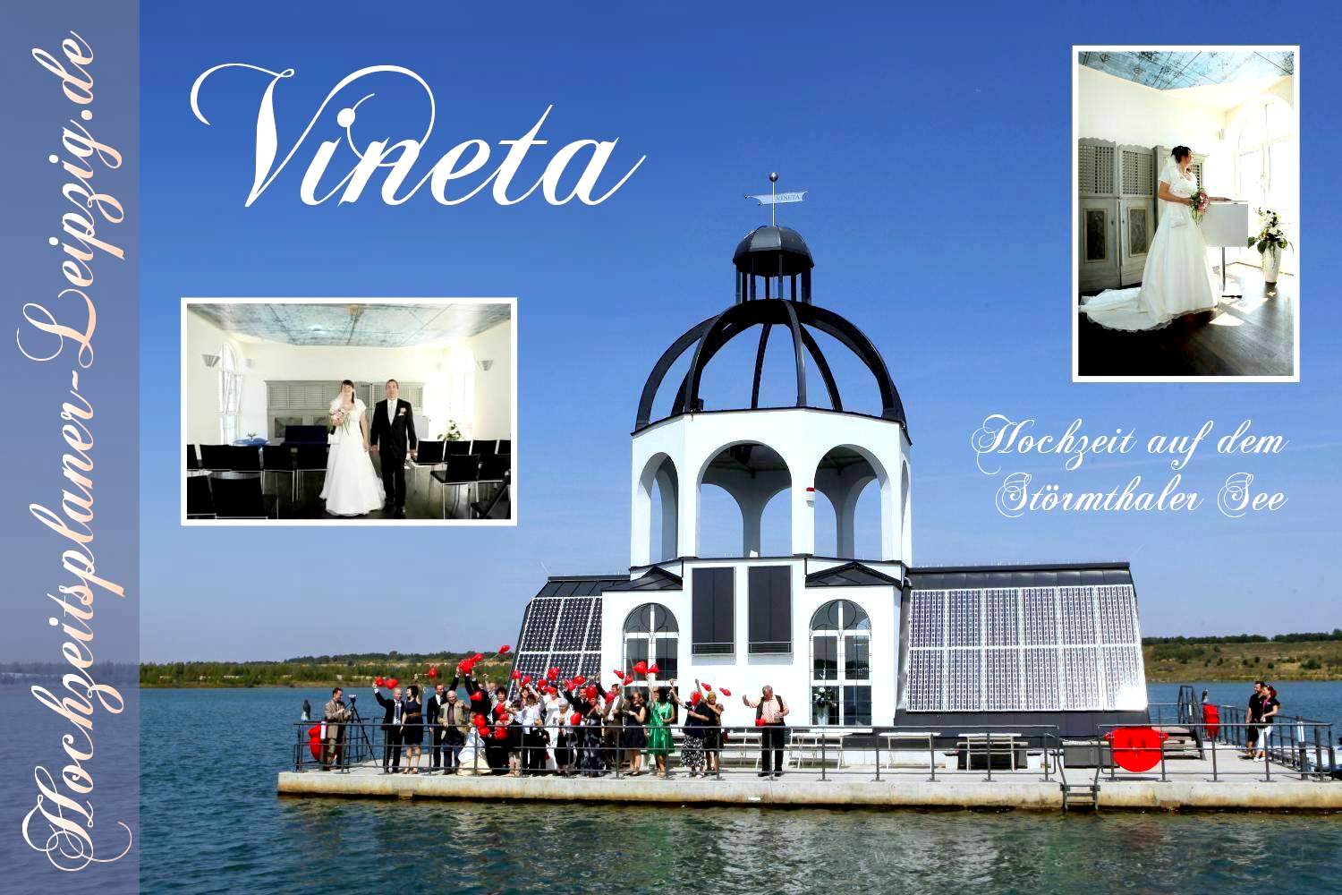 Trauort Vineta - Heiraten auf dem Strmthaler See 