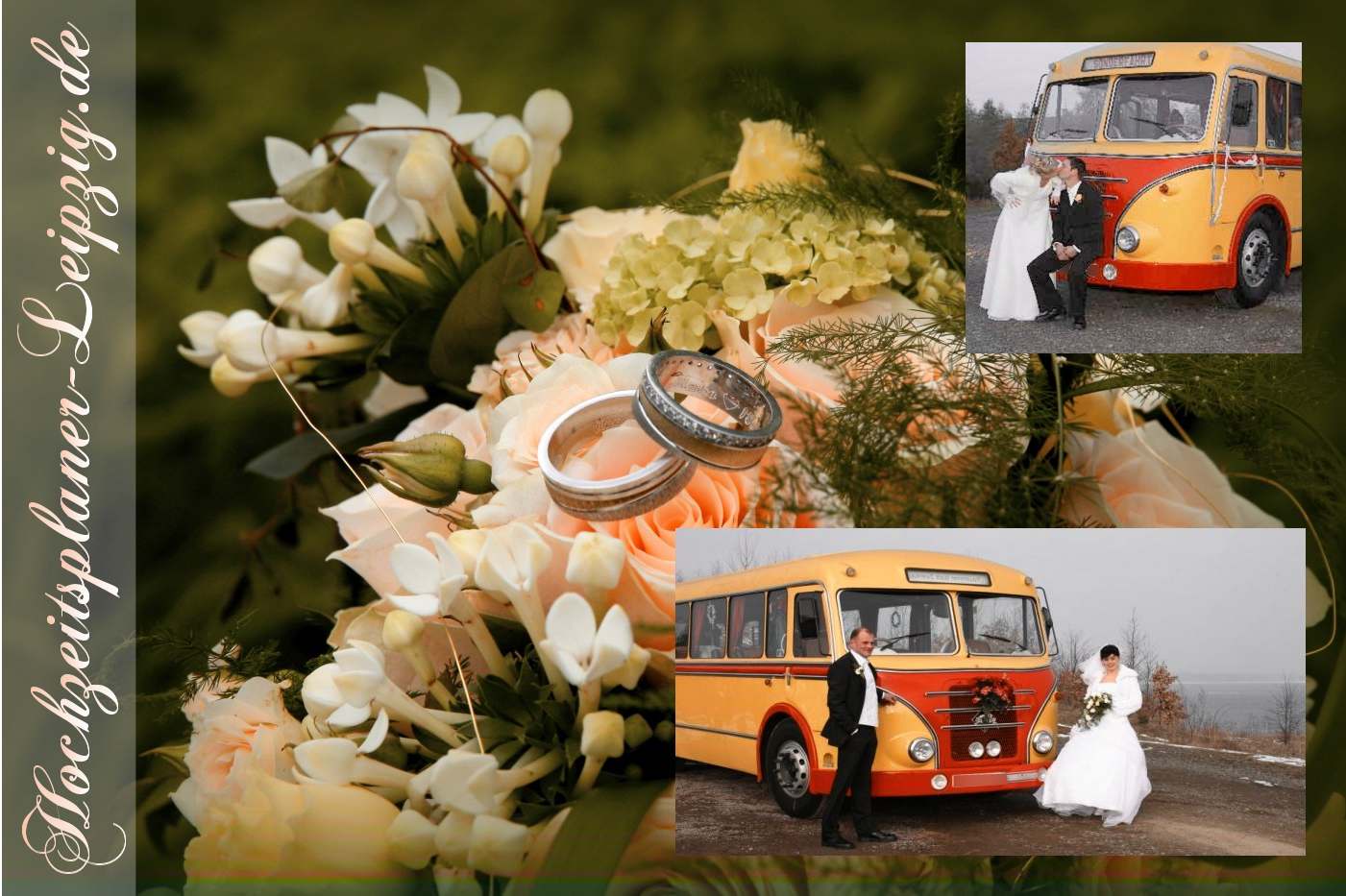 Hochzeitslocation Zwenkau heiraten im Oldtimerbus